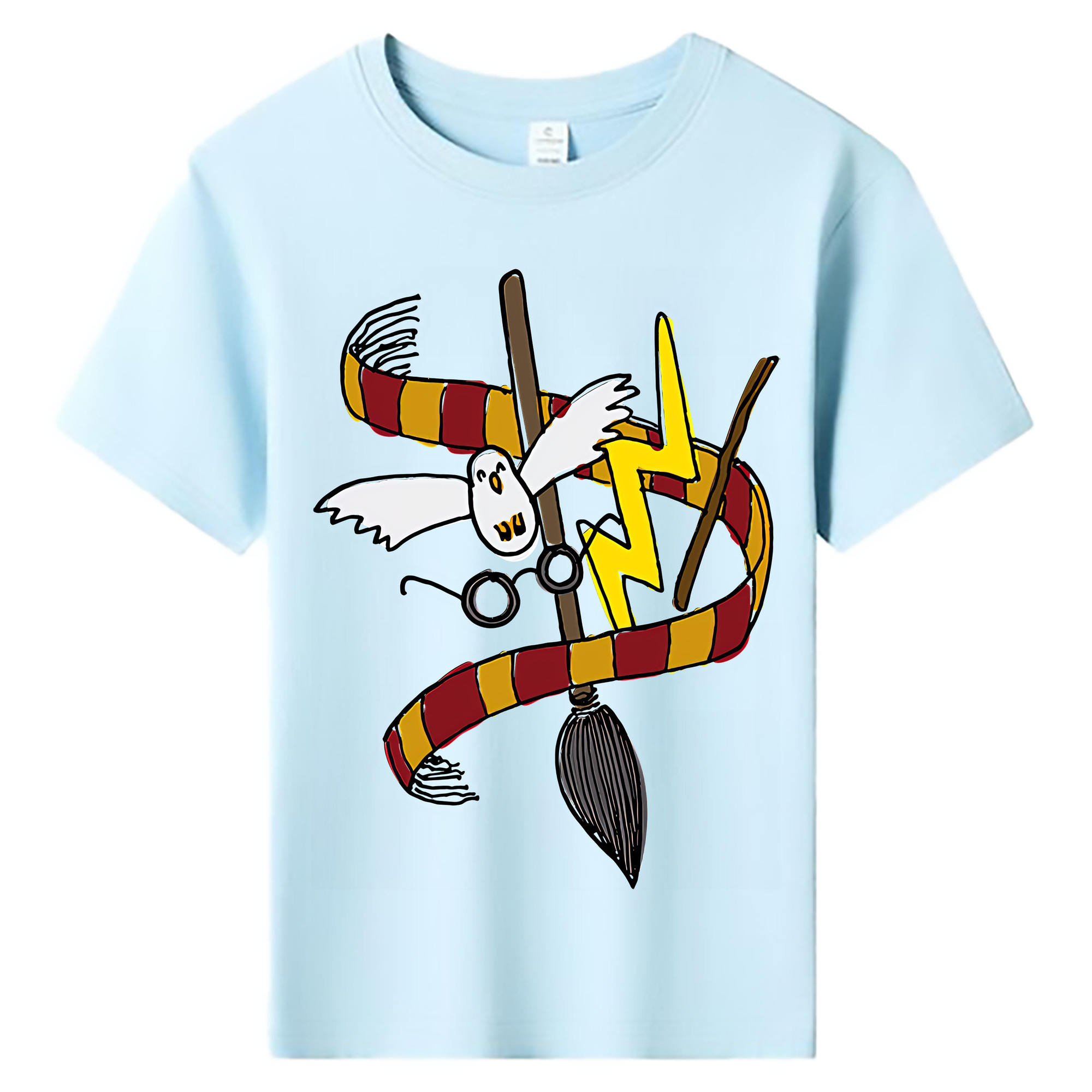 （画像用） Harry Potter ハリー・ポッターシリーズ 綿100％キッズTシャツ（フロントプリント）